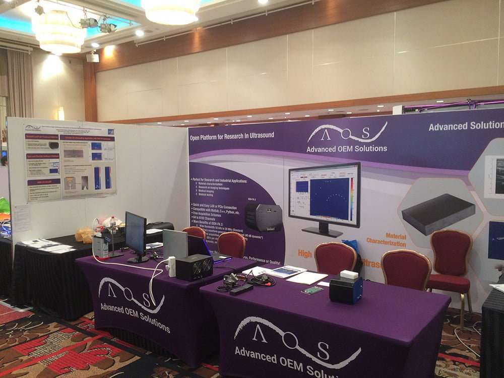 AOS Exhibit at the 2018 IEEE IUS Conference (Photos) Advanced OEM